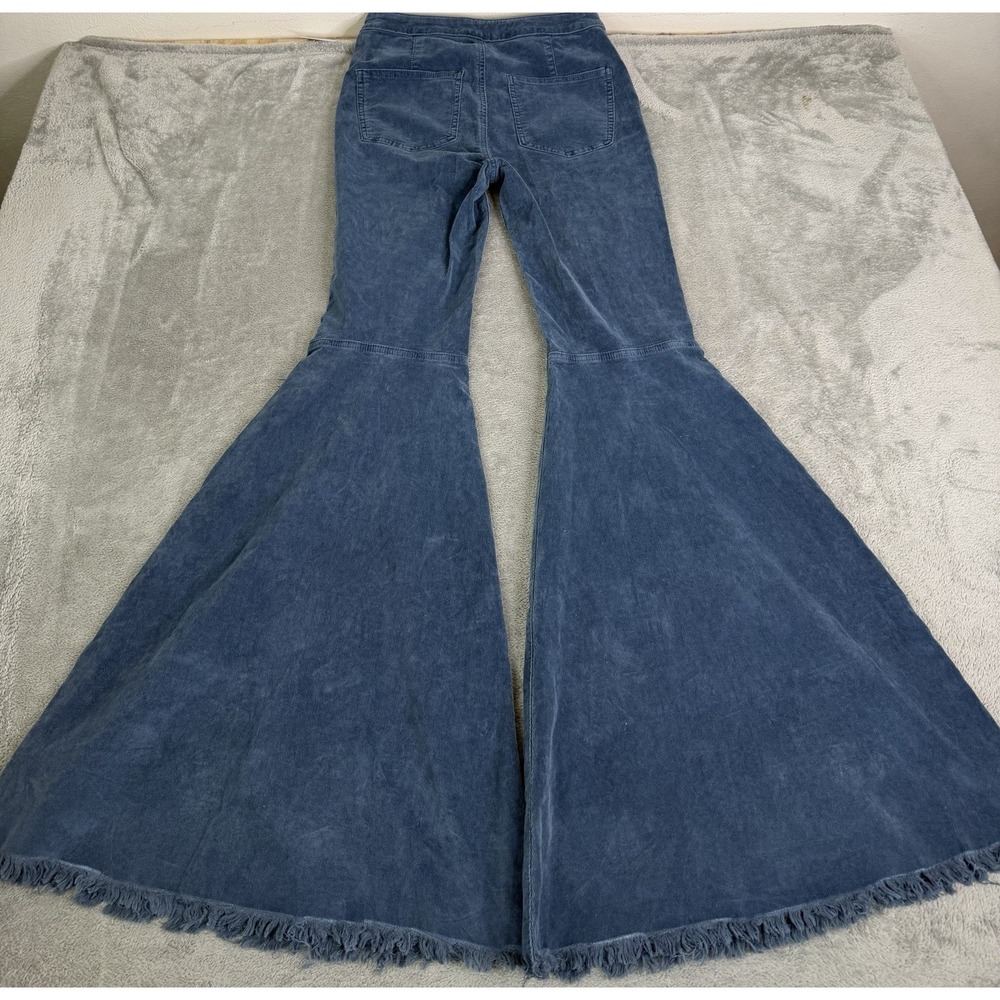We The Free Just Float On Flare Corduroy Jeans Women's Size 27 Blue NWT - Picture 2 of 13